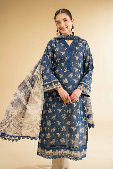 Nishat Linen 2 Piece - Digital Printed Embroidered Suit - 42501732 Online Shopping